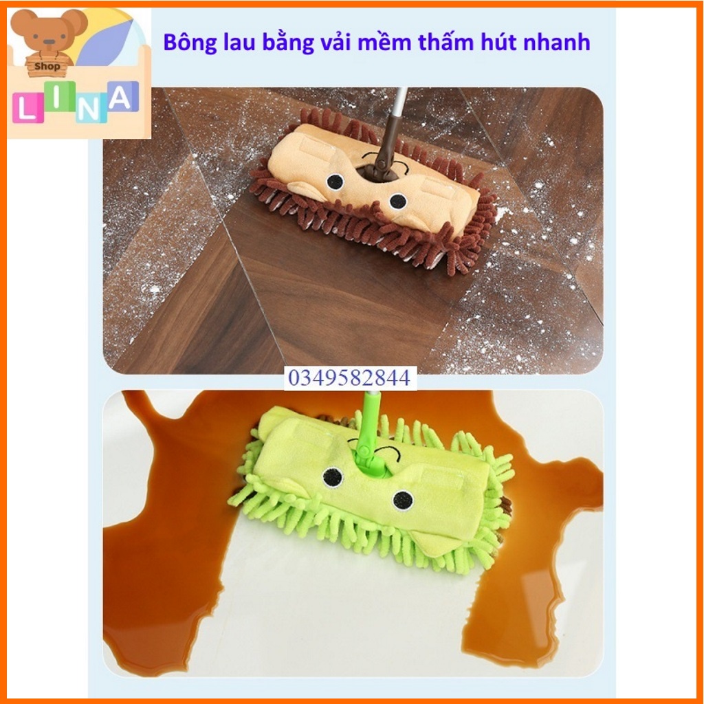 Bộ Chổi Hót Rác Và Cây Lau Nhà Cho Bé Thực Hành Cuộc Sống, Tránh Xa TV, Điện Thoại - LINA Kids