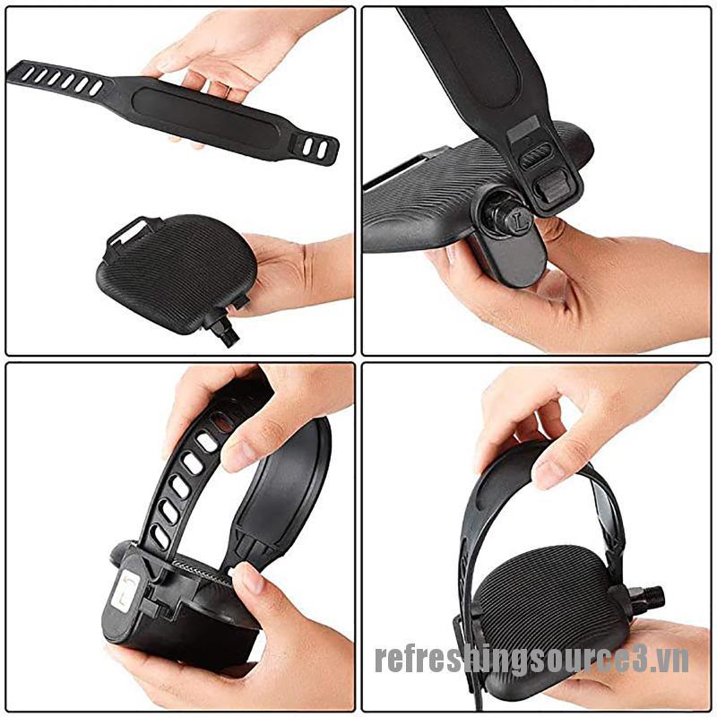 1 Cặp Dây Cao Su Dài Điều Chỉnh Được Cho Bàn Đạp Xe Đạp 3