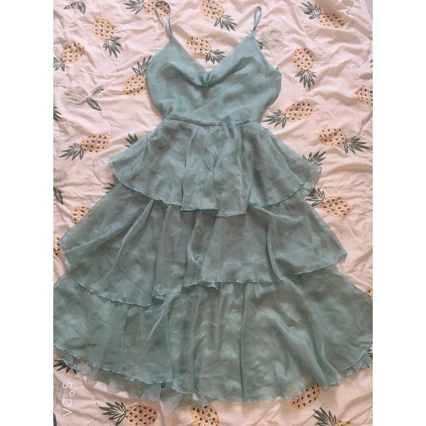 Pass váy voan tơ lụa tk