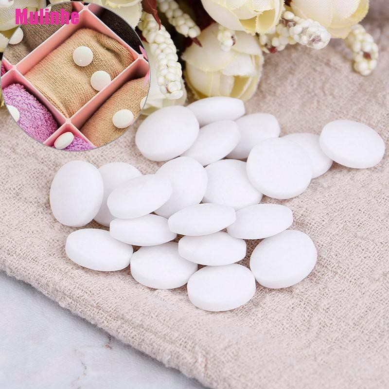 [Mulinhe] Naphthalene balls Vải Lót Toilet Màu Trắng Tuyết