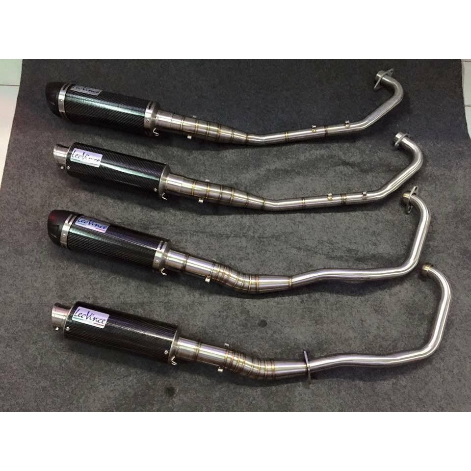 Combo pô Leovince và cổ pô inox các dòng xe