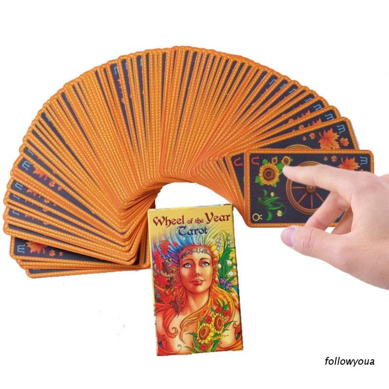 Bộ bài tarot Wheel of the Year 78 thẻ toàn tiếng anh chất lượng cao