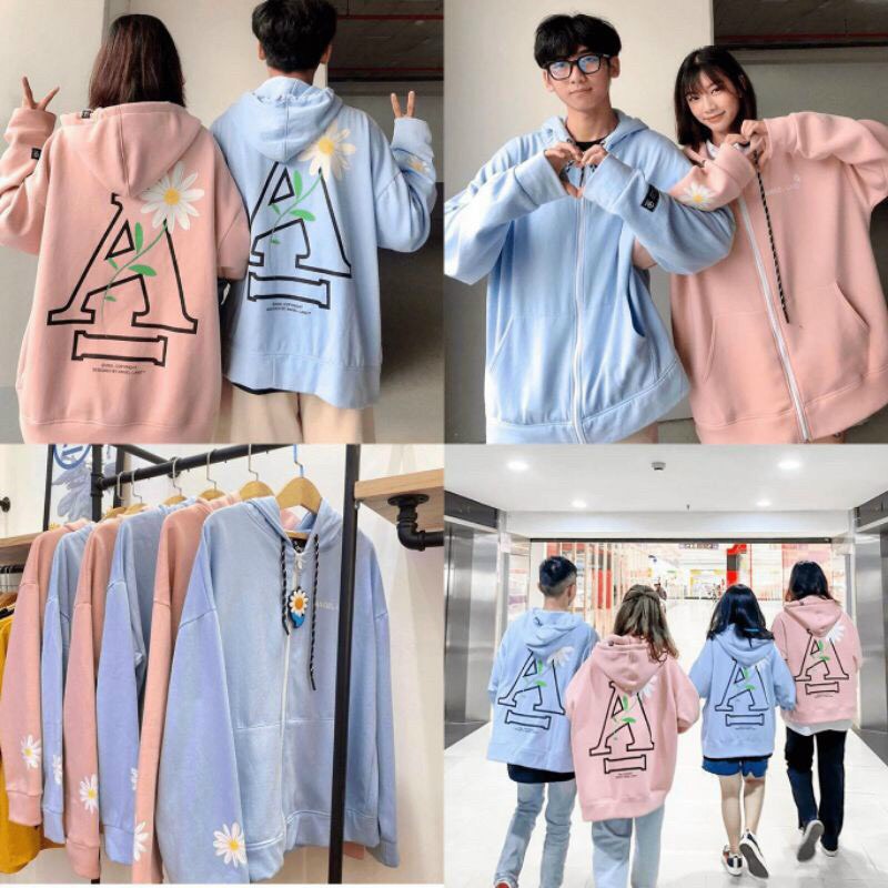 ÁO KHOÁC NỈ HOODIES NAM NỮ CỰC HOT SIÊU XINH CHO CÁC BẠN TRẺ
