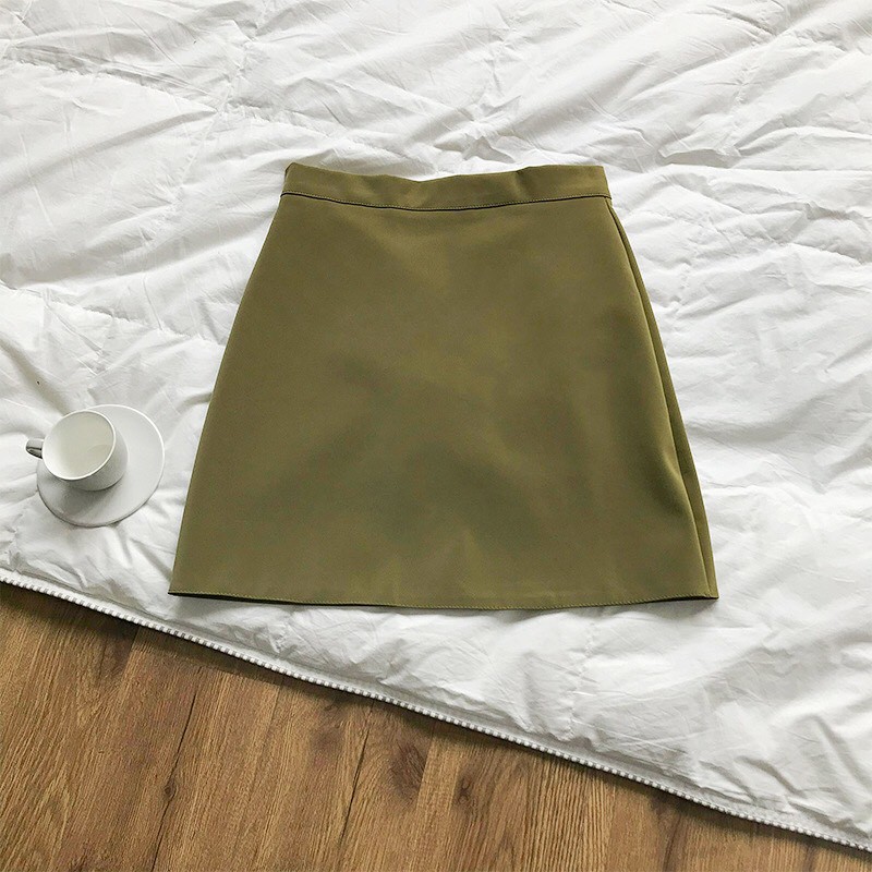 CHÂN VÁY CHỮ A DA NHUNG TÔN DÁNG (Kèm hình shop tự chụp) | BigBuy360 - bigbuy360.vn