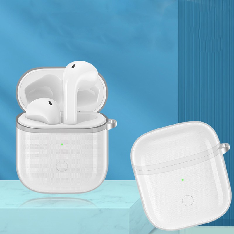 Vỏ Bảo Vệ Hộp Sạc Tai Nghe Bluetooth Realme Buds Air Neo Bằng Tpu Trong Suốt