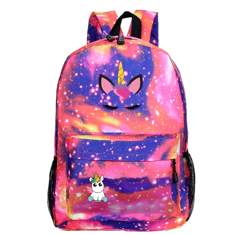 Unicorn Kid's Character Backpack School Bag Outdoor Sports and Leisure Backpack Computer Bag