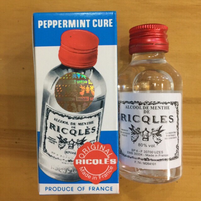Dầu Thoa cồn bạc hà Ricqles alxool de Menthe cho phụ nữ sau sinh( date 2025)
