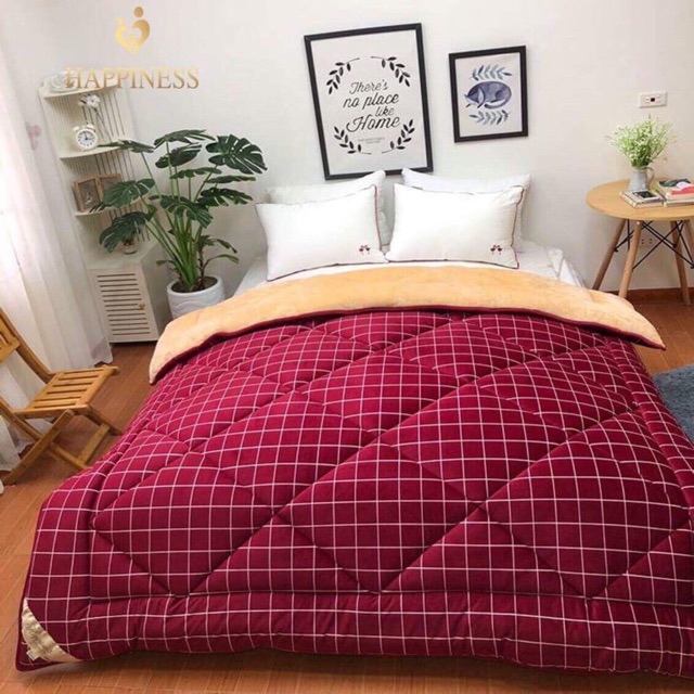 Chăn lông thỏ happiness [HÀNG CHÍNH HÃNG] | BigBuy360 - bigbuy360.vn