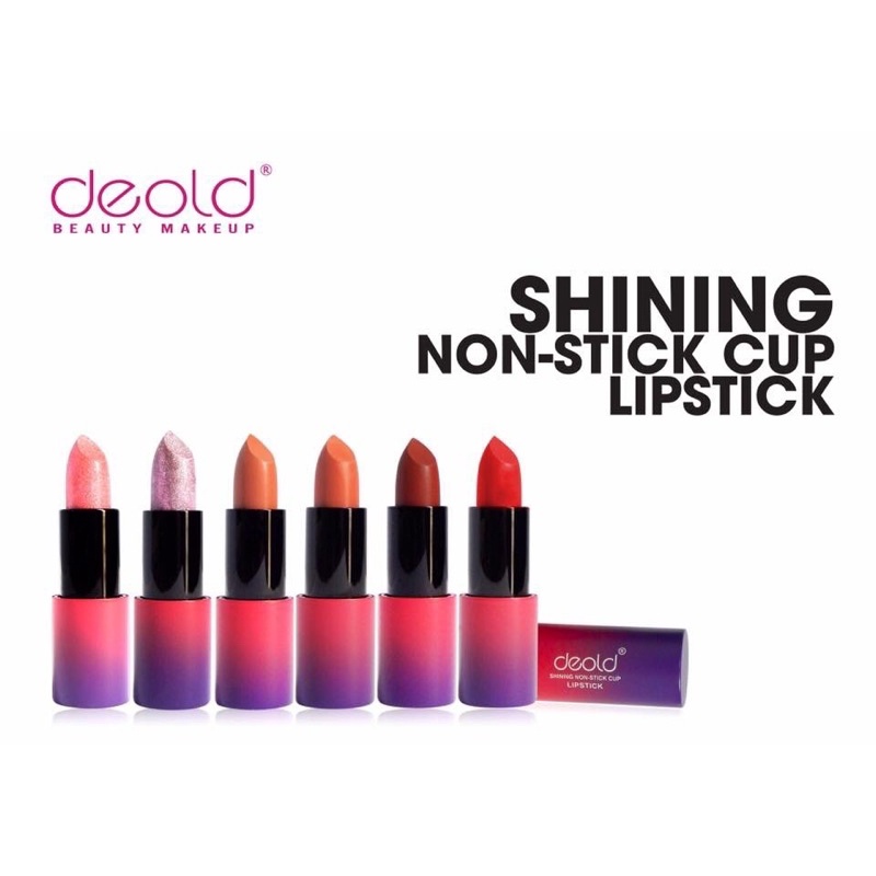 Son môi cao cấp bền màu Deold đỏ cam số 3 mua 1 tặng 1