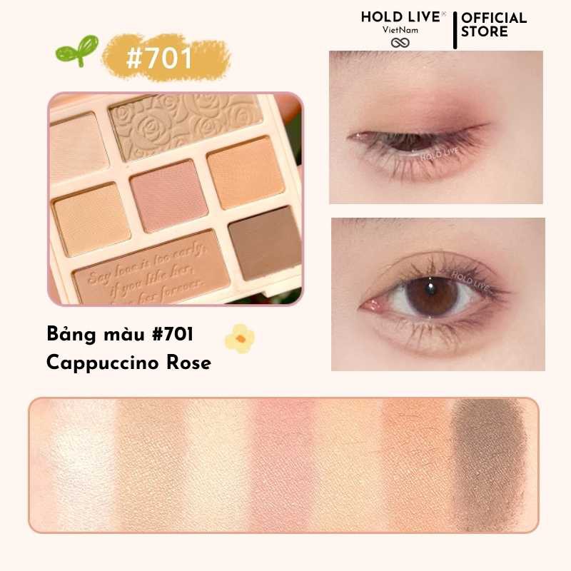 [Có sẵn] Bảng mắt 7 ô hoa cẩm tú cầu Hold Live Paris Garden màu siêu đẹp lâu trôi chống nước chống bay HL527 | BigBuy360 - bigbuy360.vn