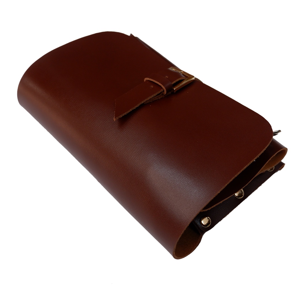 Bao da đựng 6 kéo cùng lược dạng cuộn bằng da thật chính hãng bảo hành 12 tháng - Hair Mart