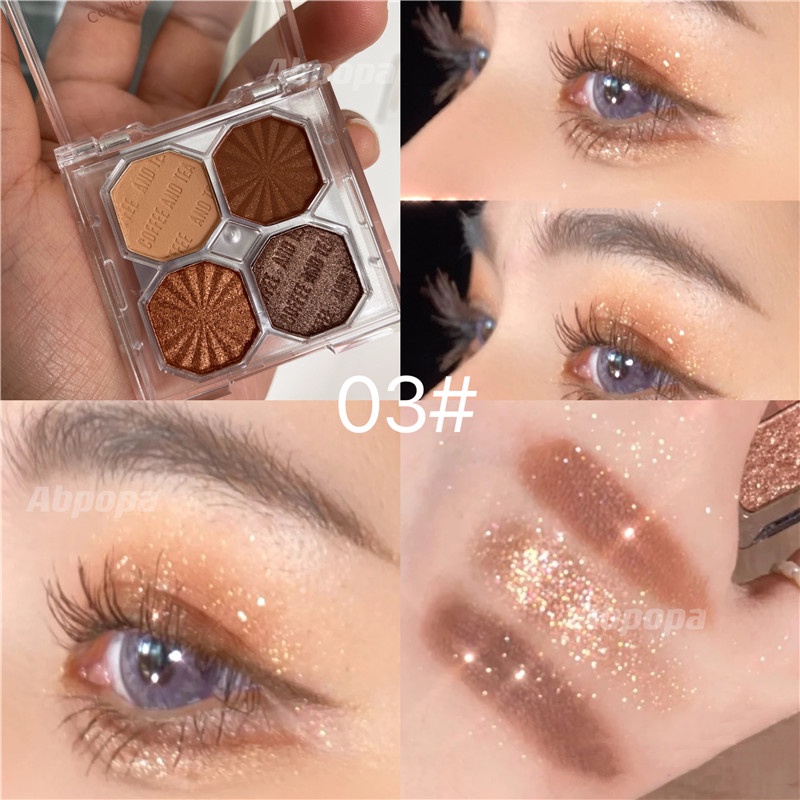 [Hàng mới về] Bảng phấn mắt Colorina Pro-Artist với 4 màu tông nude đất chống thấm nước lâu trôi | BigBuy360 - bigbuy360.vn