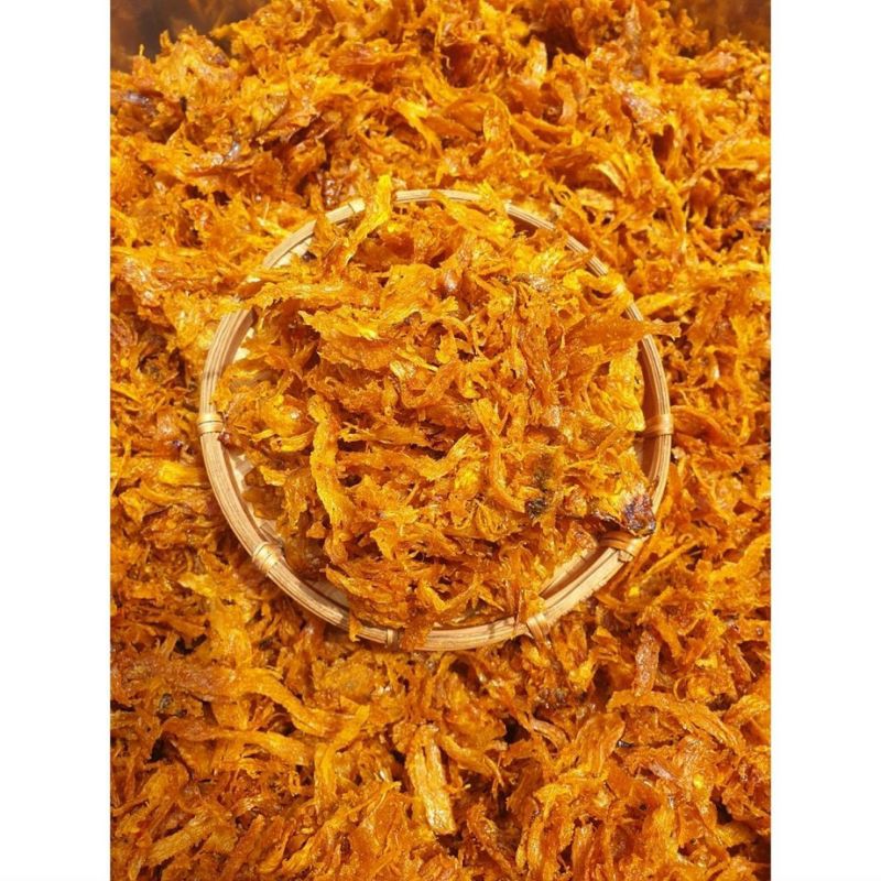Mực xé tẩm vị Bình Định Lon 300gram loại đặc biệt  TỪ ĐƠN 50K,  Hàng ngon nhà làm
