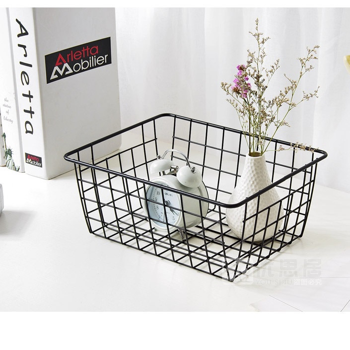 Rổ sắt decor trang trí chụp ảnh (Giỏ sắt đựng đồ cá nhân xinh xắn) - CÓ SẴN - Daisy.decor