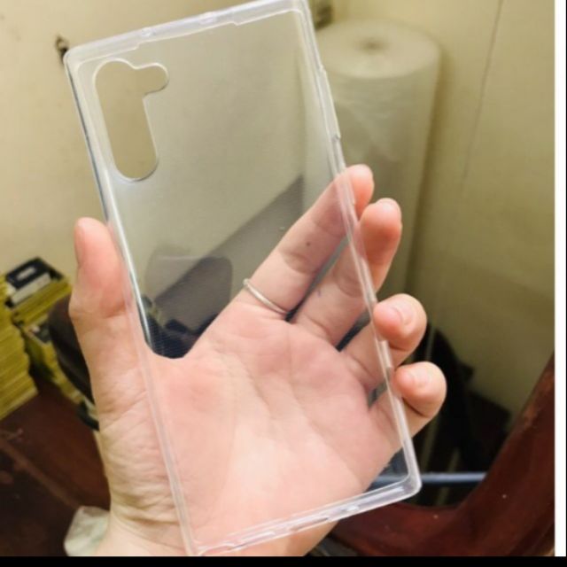 Ốp Lưng samsung galaxy note 10/note 10 pro Silicon Dẻo Trong Suốt (loại tốt)