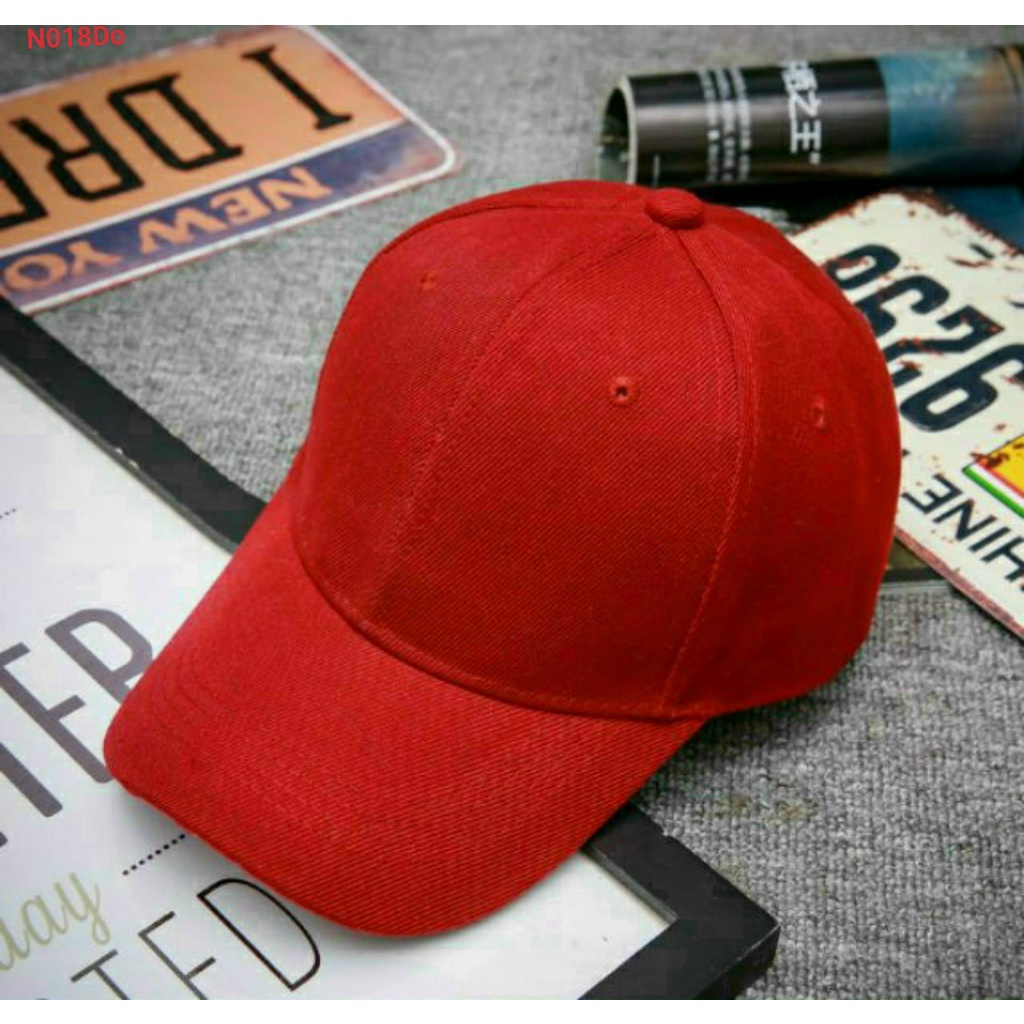 Nón lưỡi trai unisex chất liệu vải kaki nhiều màu trơn, phong cách Hàn Quốc mũ lưỡi trai dành cho nam nữ