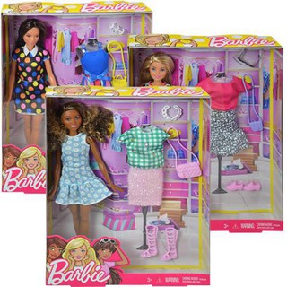 Bộ Búp Bê Barbie Thời Trang Kèm Quần Áo Barbie Doll And Fashion