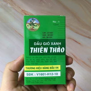 Dầu gió xanh Thiên Thảo- dầu gió Trường Sơn chai lớn 12ml