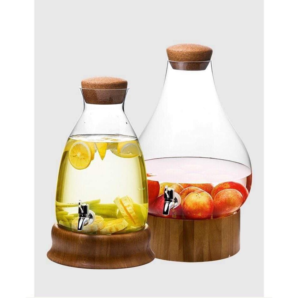 Bình Thủy Tinh Tròn Ngâm Ruou , Ngâm Sâm , Trái Cây , Đựng nước,...