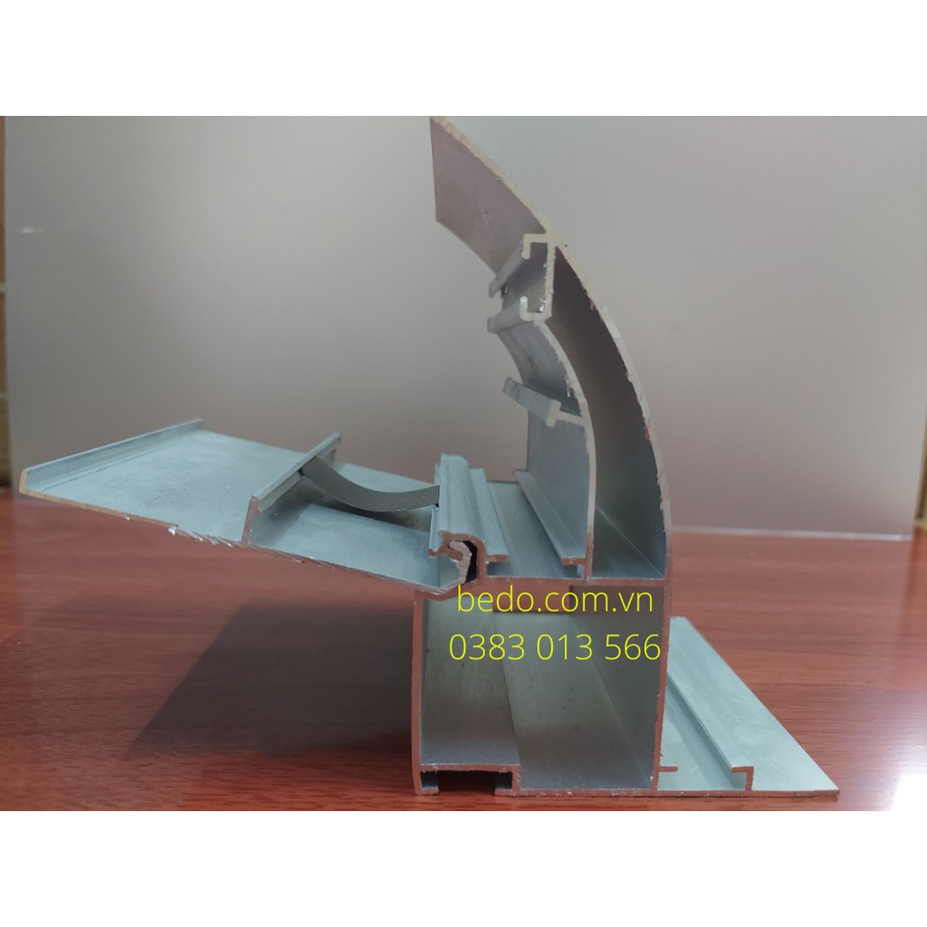 Nhôm thanh bật nắp không viền, khung nhôm định hình, nhôm làm hộp đèn không viền, nhôm làm hộp đèn 3M