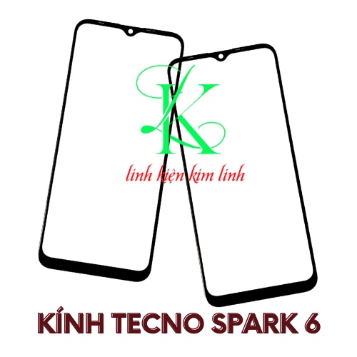 Kính tecno spark 6 ( Kính ép dành cho tecno Spark 6 )