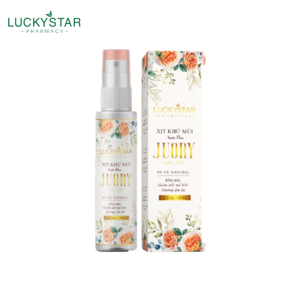 Xịt Khử Mùi Cao Cấp Lucky Star 2 trong 1 – Hương Nước Hoa - 30ml