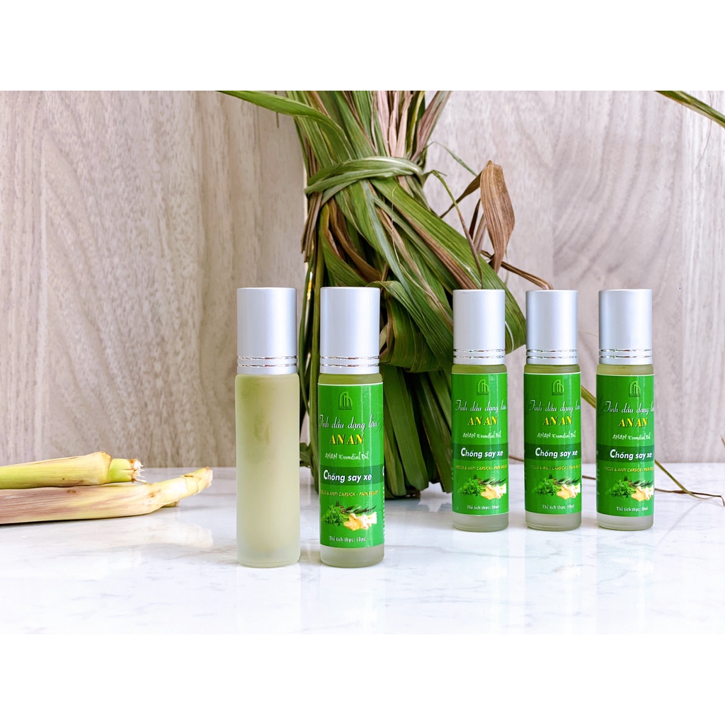 Tinh dầu lăn chống say xe, đuổi muỗi dạng chai lăn bi An An 10ml | BigBuy360 - bigbuy360.vn