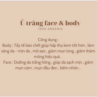 Ủ TRẮNG THẢO DƯỢC ERIS 100% ORGANIC .