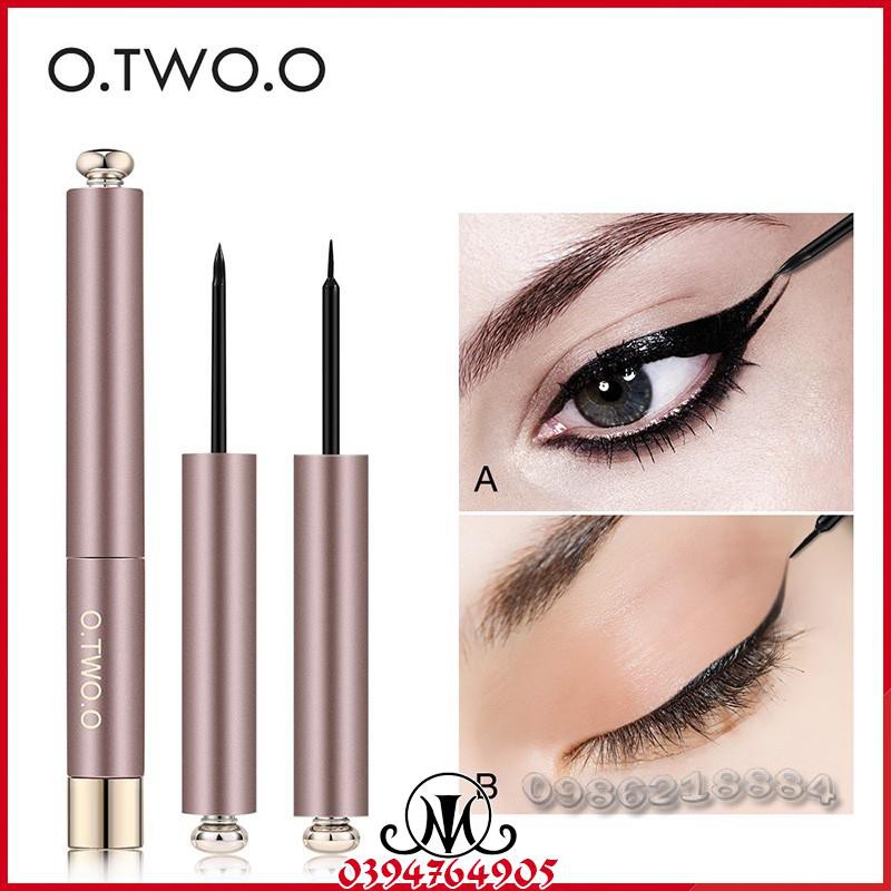 Bút kẻ mắt dạng nước O.TWO.O Rose Gold Waterproof Liquid Eyeliner MO23