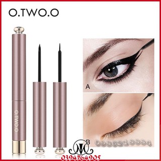 Bút kẻ mắt dạng nước O.TWO.O Rose Gold Waterproof Liquid Eyeliner MO23