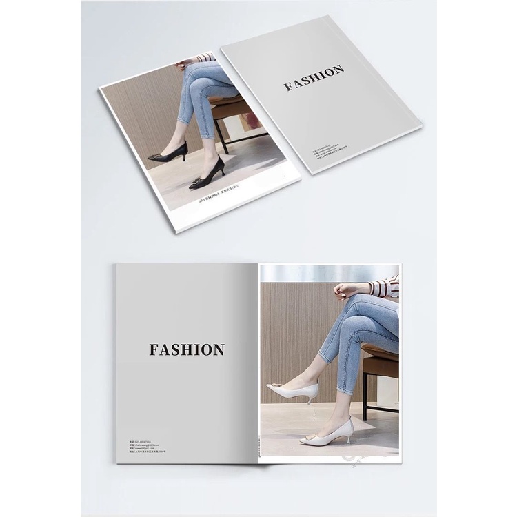 Giày Cao Gót Mũi Nhọn Màu Trắng Phong Cách Hàn Quốc Thời Trang Mùa Hè Mới 2021