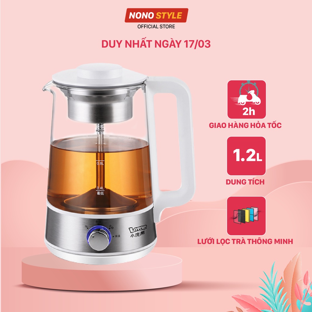 [Mã ELHADEV giảm 4% đơn 300K] Âm Pha Trà Cao Câp 1.2 Lít Lotor ZCQ02, Bảo Hành 12 Tháng