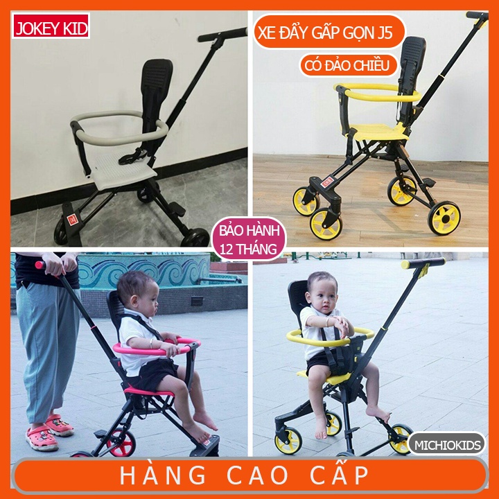 Xe đẩy gấp gọn cao cấp cho bé Jokey J5, Xe đẩy em bé đi du lịch siêu gọn nhẹ - Bảo Hành 12 tháng
