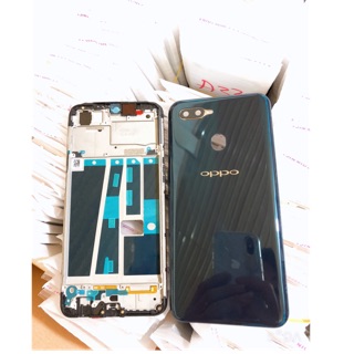 Vỏ điện thoại oppo A7 (vỏ + xương )xanh