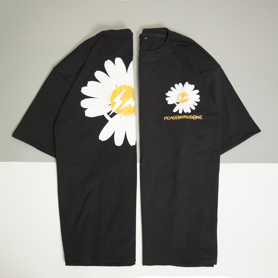 Áo thun cotton ngắn tay hoa cúc GD