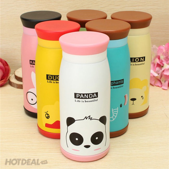 Bình giữ nhiệt hình thú cute 500ml