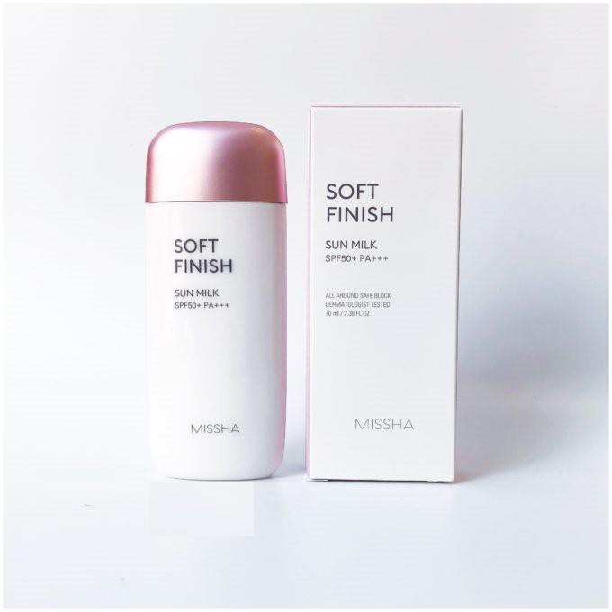 KEM CHỐNG NẮNG, KEM CHỐNG NẮNG MISSHA HỒNG All-Around SPF50+/PA++++ SUN MILK