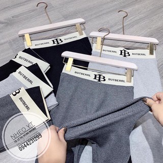 Quần legging tăm cạp chữ