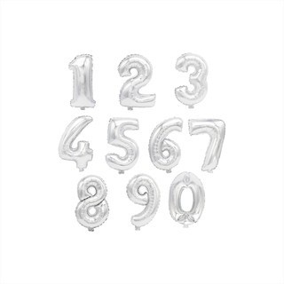 Bóng số  màu vàng và màu bạc size 16 inch