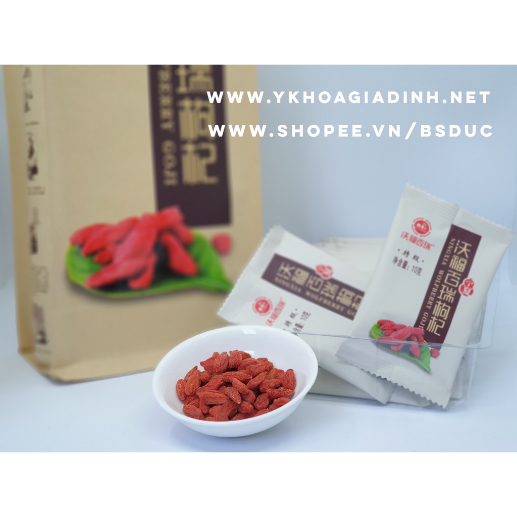 Câu kỷ tử Ninh Hạ túi 25 gói (mỗi gói 10g)