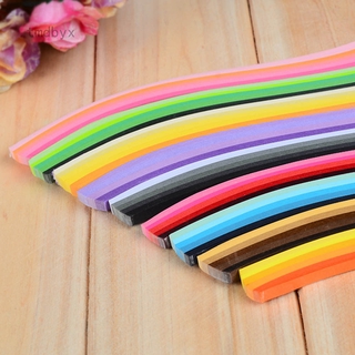 Tmdbyx 8-color Gradient Handmade Quilling Paper 3mm