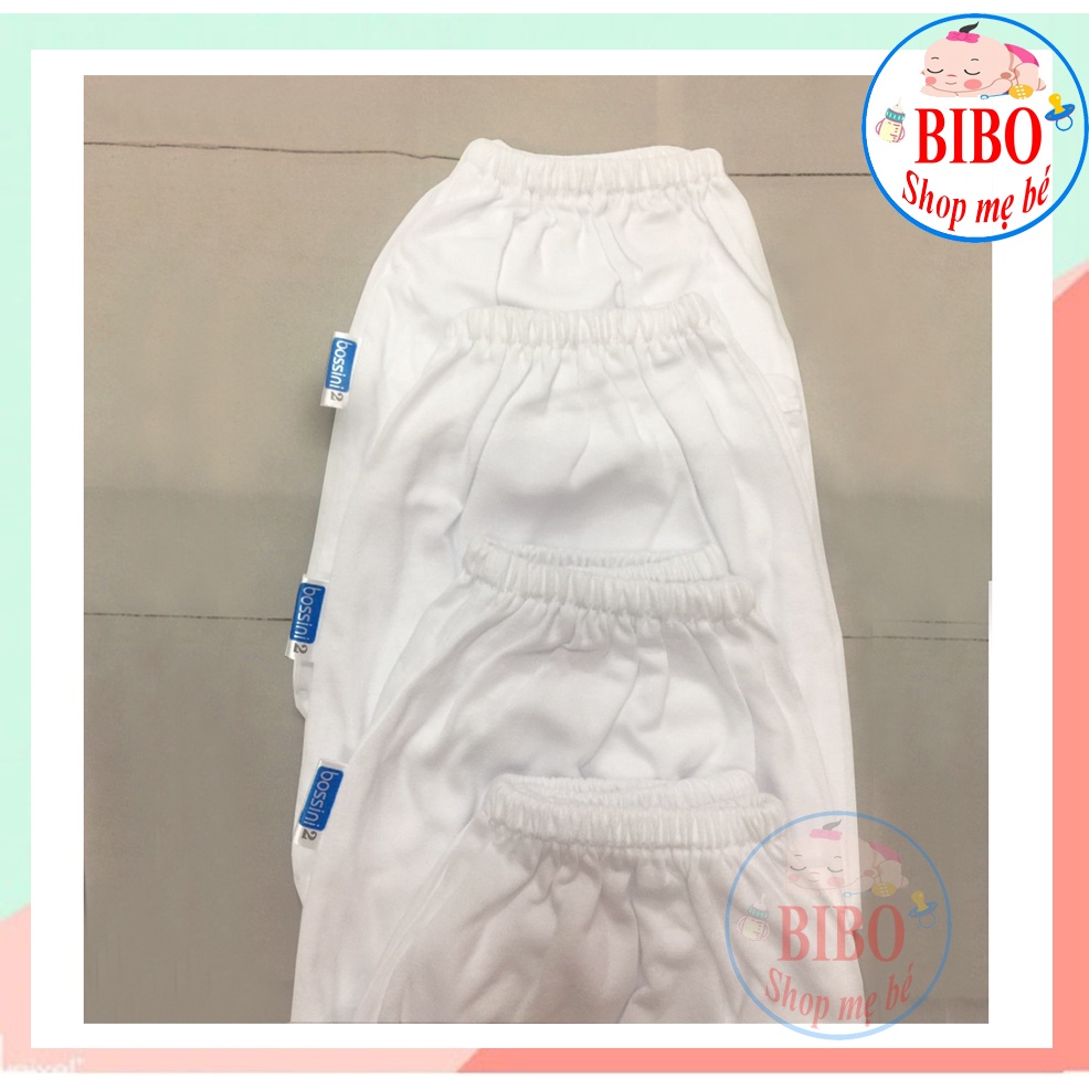 Chất đẹp Combo 5 Quần Dài Trắng Sơ Sinh,Quần Cotton Cho Bé Mặc Nhà- 5 cái