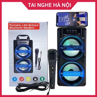 Loa bluetooth karaoke công suất cực lớn, loa xach tay mini yd802 - bảo hành 1 đổi 1 msp802