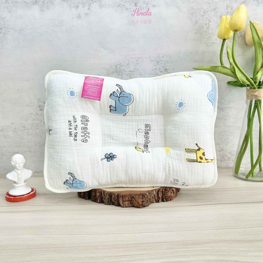 Gối cố định chống móp đầu cho bé HINATA - Hạn chế móp đầu giúp con sâu giấc G14