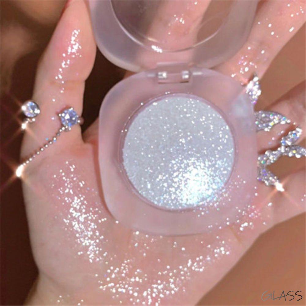 (Hàng Mới Về) Bảng Phấn Bắt Sáng Tạo Khối 4 Màu Lấp Lánh Dành Cho Trang Điểm