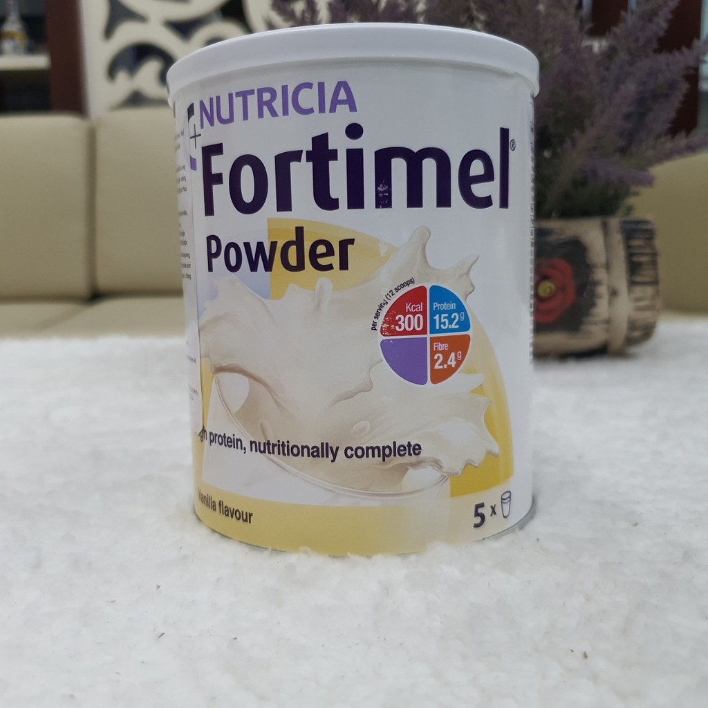 Sữa cho người sau ốm, yếu, trước và sau sinh ăn uống kém, thai nhi nhỏ,... Nutricia Fortimel, Đức, 355g (mùi tự nhiên)