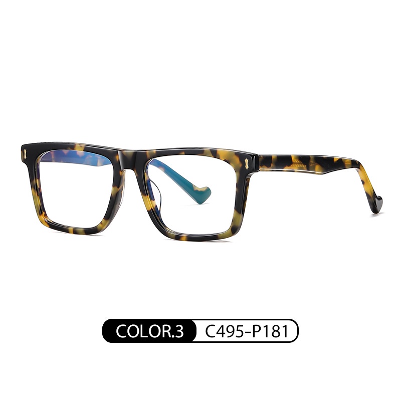 Kính mắt ZELIN PS8809 gọng vuông chống ánh sáng xanh phong cách Âu Mỹ thời trang dành cho nam