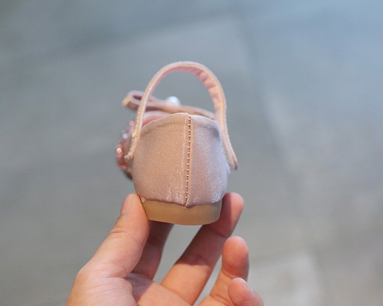 Giày da mềm đính nơ đáng yêu cho bé gái từ 2-6 tuổi