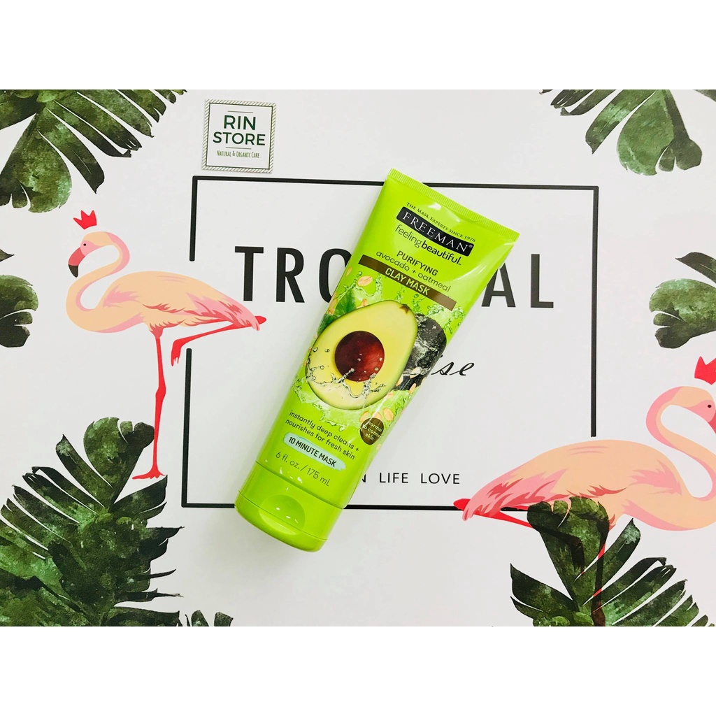 Mặt nạ đất sét hỗ trợ giảm mụn Freeman Feeling Beautiful Clay Mask 170g