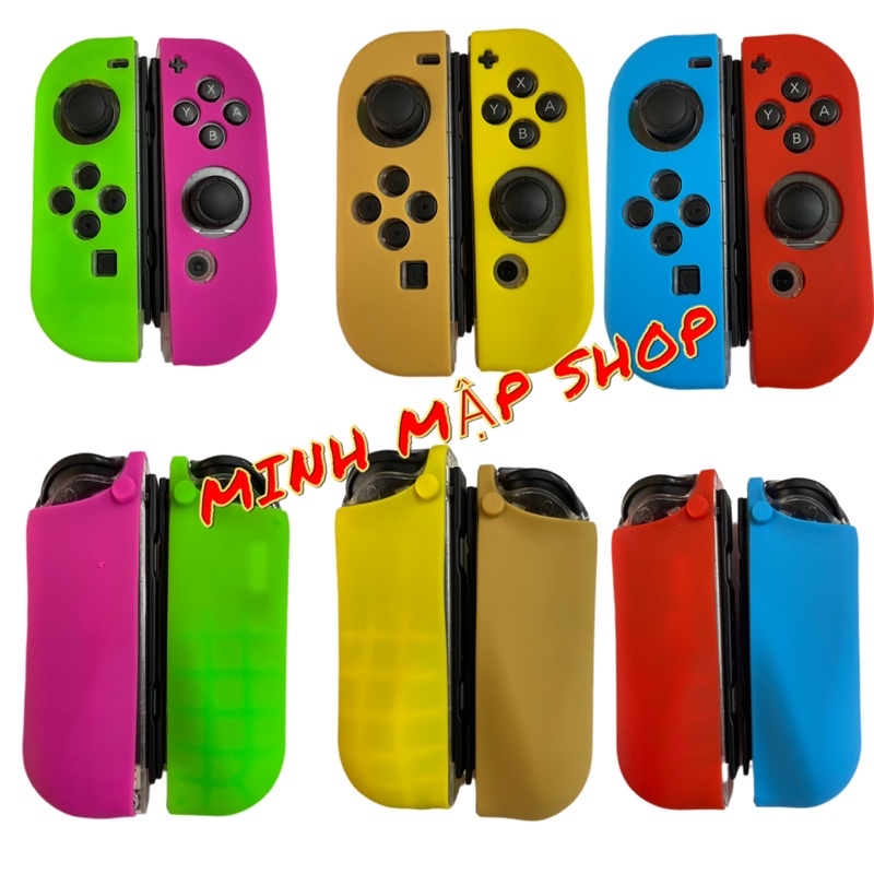 Bọc Joycon Switch bằng silicon chống trầy,chống bẩn.